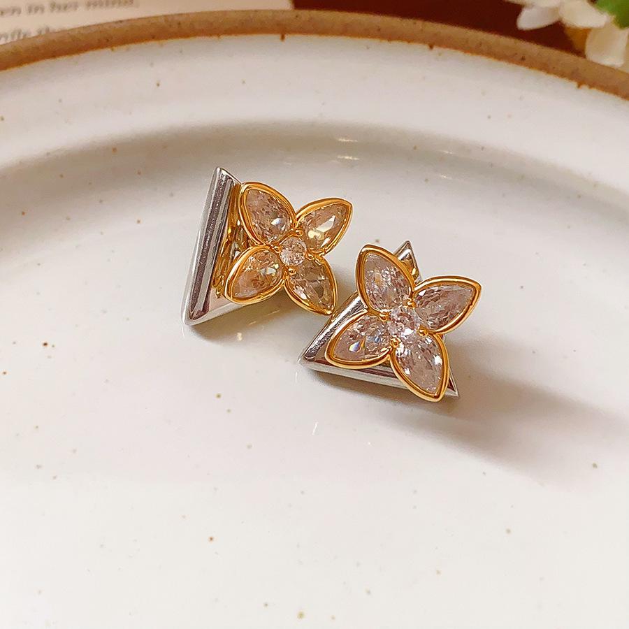 Silver Needle Resin Flower Tassel Earrings: Vintage, Versatile, Light Luxury Fashion Jewelry for Women