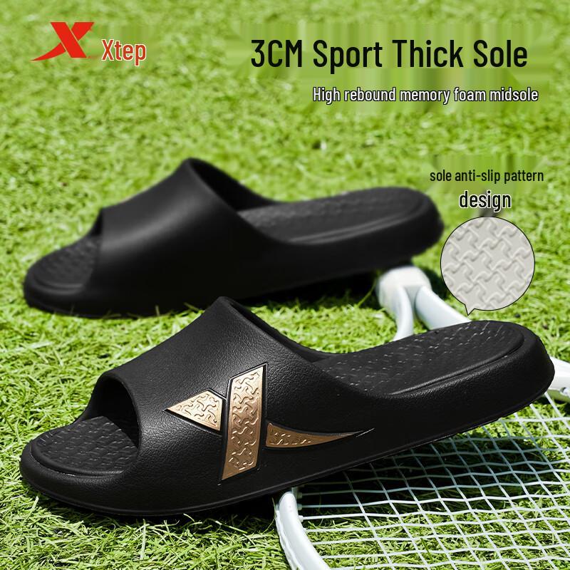 XTEP EA050 Unisex Soft Sport Slide Sandals 38-39