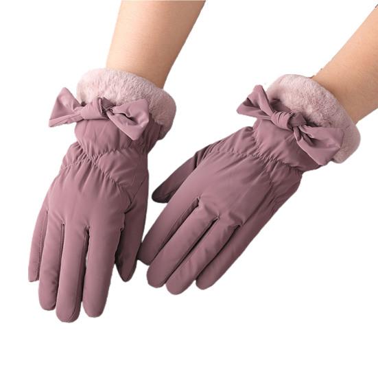Great Lady Mittens Plush Full Fingers Outdoor Gloves