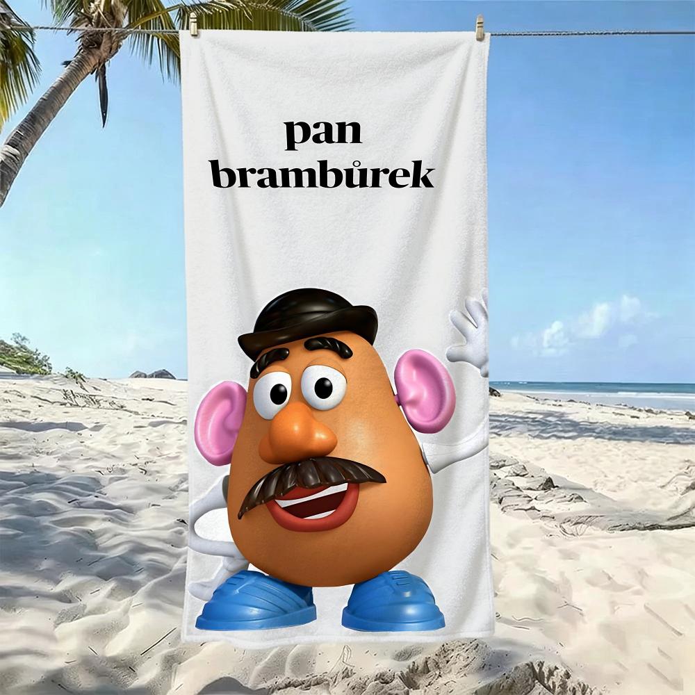 Funny-Potato HeadS Towel Five-Star Hotel Quality Eco-Friendly Ultra Soft Thick Towels & Beach Towels
