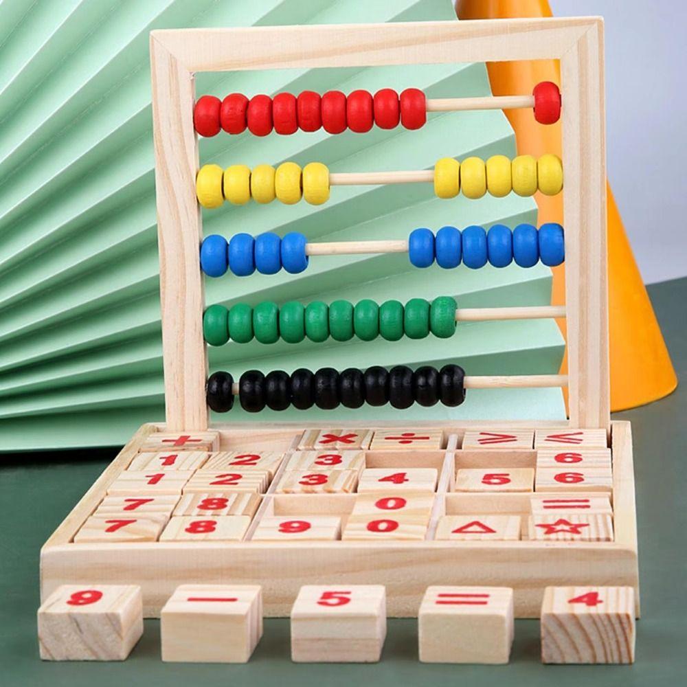 Wooden Learning Mathematics Tool Montessori Toy Montessori Educational Toy 3-6 Year Olds