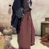 Women Vintage Wide Leg Pants Solid Color Loose Autumn Trousers Loose High Quality Long Pants