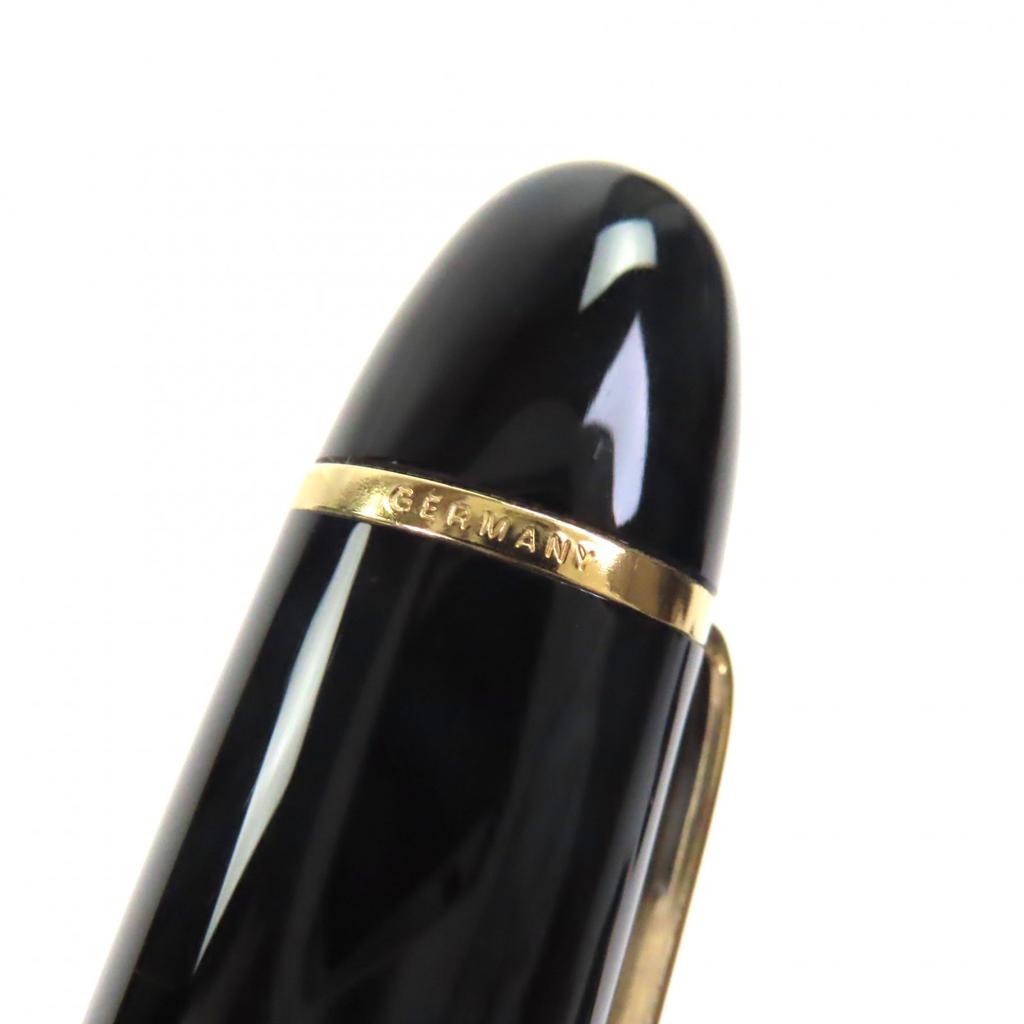 Excellent MONTBLANC fountain pen Meisterstück 149 white star Black gold 14K mens Used