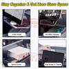 Under Screen Storage Box For Tesla Model 3 Y Highland Center Console Organizer Tray Dashboard Bins Tissue Phone Holder Accessory