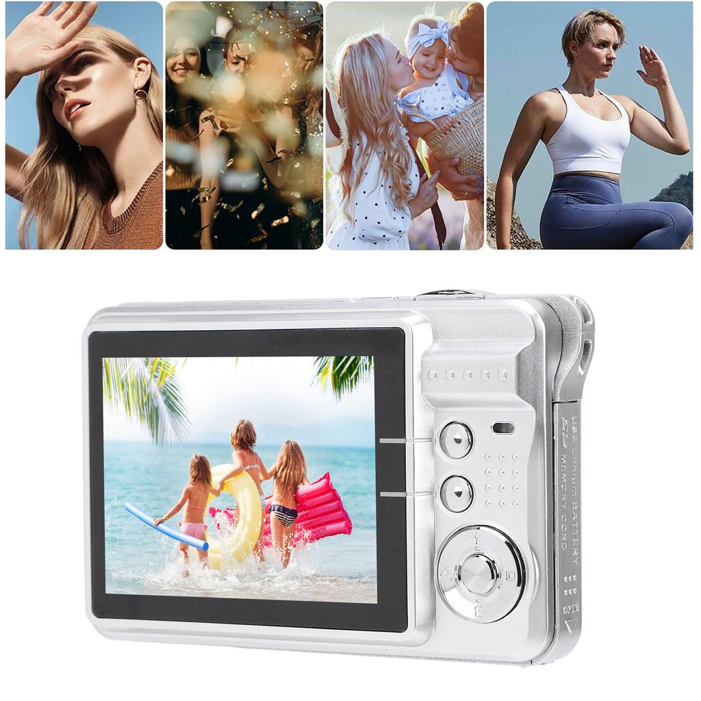 Digital Camera with Fill Light 2.7 Inch TFT LCD Screen Anti Shake 48MP 550mAh Auto Focus 8X Digital