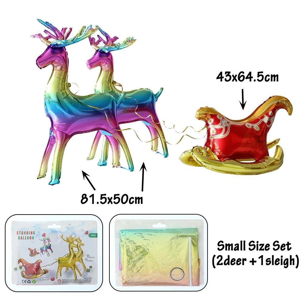 4D Cute Foil Balloons Xmas Party Ornaments Balloons  Home New Year Party Supply