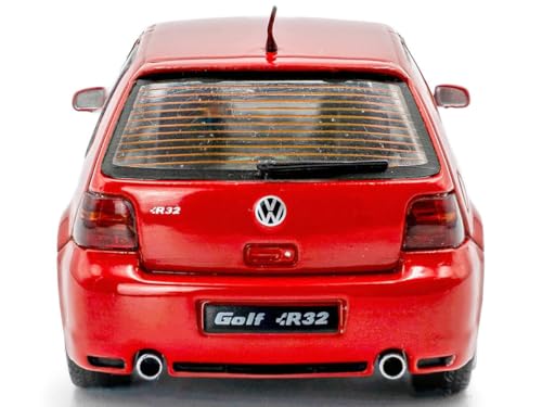 SOLIDO 1/43 Scale Volkswagen Golf IV R32 2003 (Red) Finished Product S4313604