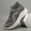Sneakers breathable mesh casual simple thick bottom fly weaving outdoor commuting daily fly weaving