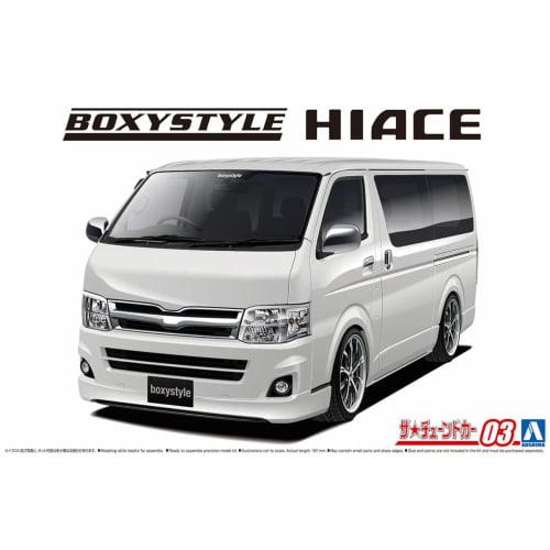 Aoshima Bunka Kyozai 1/24 The Tuned Car Series No. 3 Boxystyle TRH200V Hiace Super GL 2010 (Toyota) Plastic Model