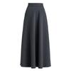 Damen Winter Wollrock mit hohem Bund, A-Linie, mittellang - Warm, Vielseitig, Kälteschutz, Figurschmeichelnd, Weiter Saum.
