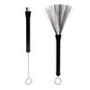 2Pcs Nylon Drum Brushes Drum Stick Brushes Percussion Drum Brush Stick for Jazzes Acoustic Playing Music Lover
