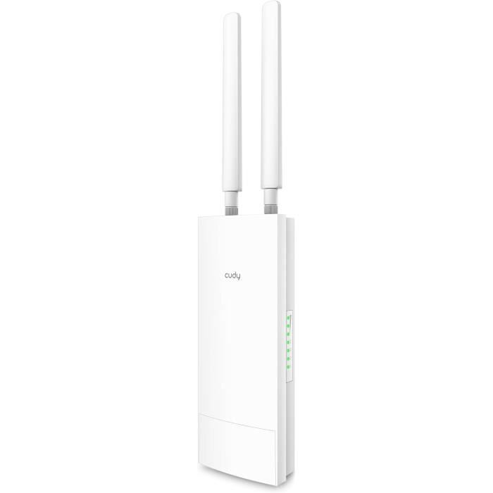 Routeur Modem 4G LTE - CUDY - LT400-Outdoor - WiFi N300 - IP65 - Antennes Amovibles