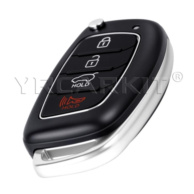 For Hyundai Sonata 2014 2015 2016 2017 2018 2019 Flip Remote Car Key Fob 433MHz 46 4D Chip 95430-C1010 FCC ID: TQ8-RKE-4F16
