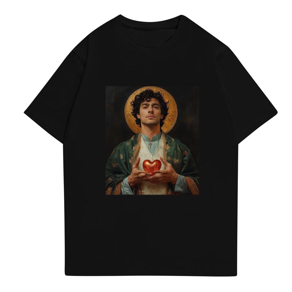 Lässiges, modisches Unisex-T-Shirt mit Rundhalsausschnitt und Aufdruck