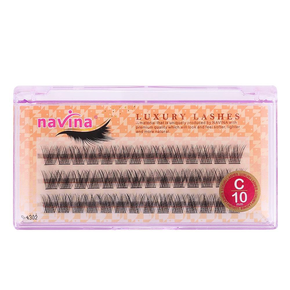 

42 Cluster /box C Curl Fuax Mink Hair 0.07 Thickness Eye Makeup Tools Eye Lash Extension 10mm
