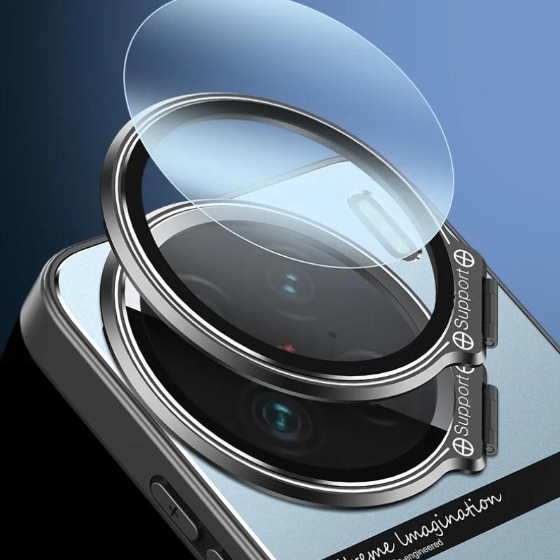 For Vivo X100 Ultra X100S Pro Metal Lens Camera Holder Cover for Vivo X100Ultra X100 S X 100 Pro Shockproof  Slim Matte Protection Kickstand Case