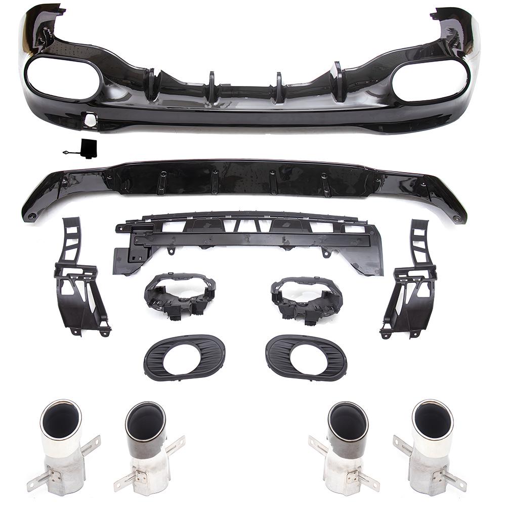 Mercedes-Benz CLA-Class W118 (2019+) Rear Diffuser & Exhaust Upgrade To CLA35/45