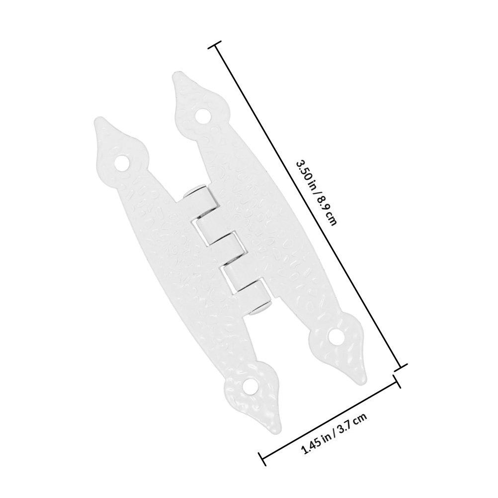 4Pcs Decorative Butterfly Hinges Cabinet Hinges for Kitchen Cabinets Rustic Furniture Drop Leaf Tables Heavy Duty Iron