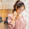 Colantotte Official Limited Edition Magnetic Accessory Loop EN Rose Quartz x Amethyst, Size M