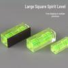 Square Large High-Precision Green Bubble Level with Key - Free Shipping