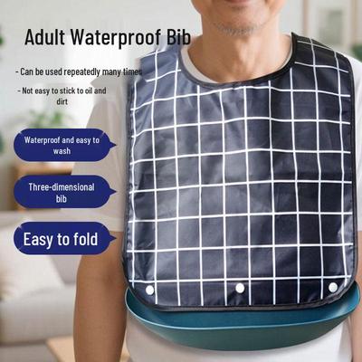 Elderly Silicone Anti-Stain Waterproof Bib - Easy To Clean