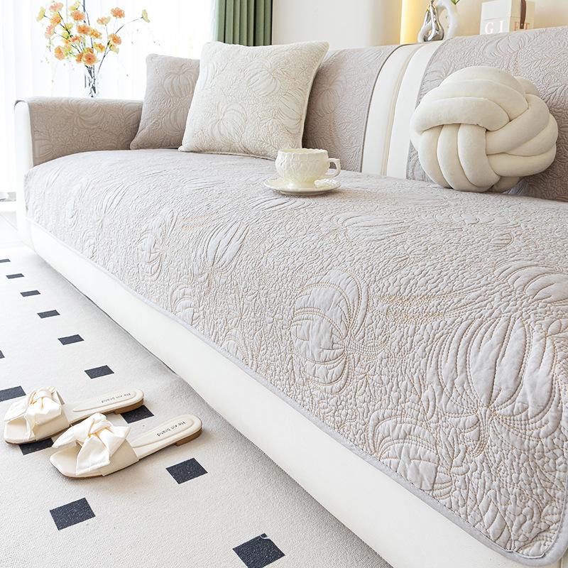 New Modern Simple Sofa Cushion Fabric Piece Combination Sofa Cushion Sofa Cover Towel Simple Seat Cushion