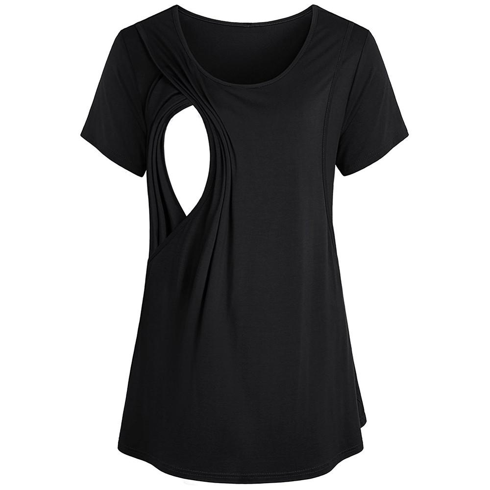 Buy Women Pregnant Shirt Nursing Tops Breastfeeding Top Blouse Maternity at affordable prices