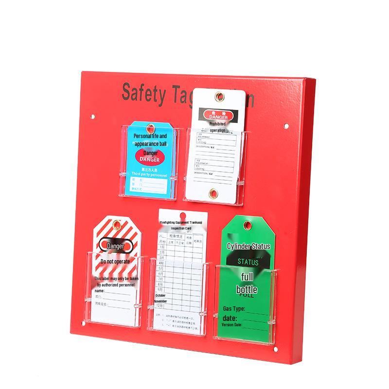 Industrial Lockout Tagout Safety Sign & Tag Management Station