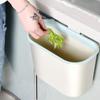 Kitchen Trash Can Vegetable Storage Hanging Bucket Household Cabinet Door Hanging PP Plastic Storage Bin Sundries Waste Paper Basket Home Organizer