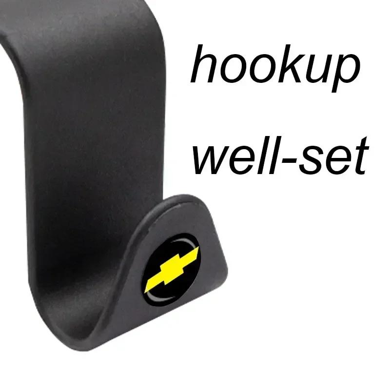 Car Seat Back Hooks Accessories Portable Hanging Bag Rack For Chevrolet Cruze Lacetti Niva Aveo T250 Cobalt Captiva Trax Malibu