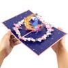 Creative Valentine's Day 3D Greeting Card Multicolor with Envelope Greeting Cards Ornaments Pop Up Blessing Cards Festival