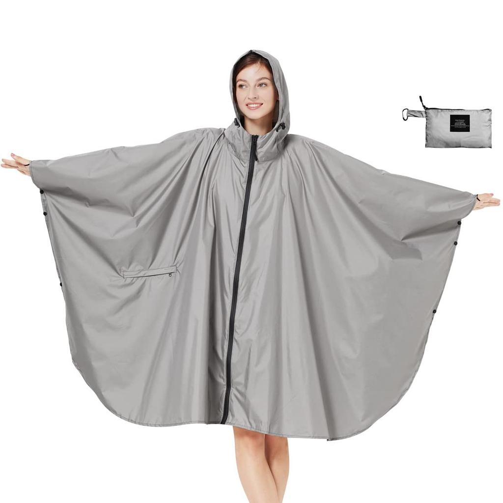 Caloics Cycling Easy To Perfect for and Travel Raincoat, Rainwear, Poncho, Lightweight, Stylish, Unisex, Water-Repellent, Quick-Drying, Store, School,