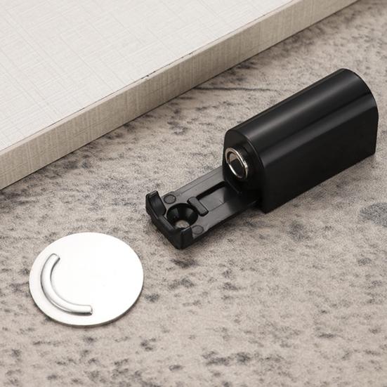 Magnetic Door Stopper Wall Protector No Drilling Anti-collision Windproof Door Catch Holder Heavy Duty Carpet Tile Concrete Wooden Floor Mount