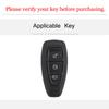 3 Buttons Key Cover for Ford Transit Custom Mondeo Fiesta Kuga ST Line MK3 Focus 3 Station Wagon Ecosport Case Key Protection