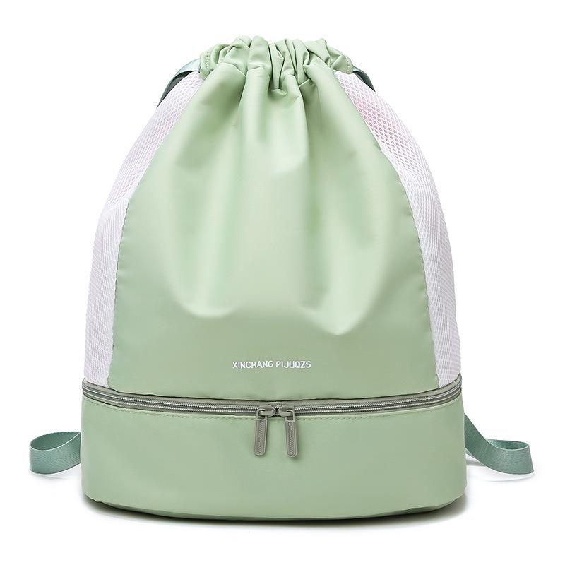 Women's Gym Bag: Wet/Dry Separation, Shoe Compartment, Sports, Swim, Yoga, Travel, Lightweight, Double Shoulder.