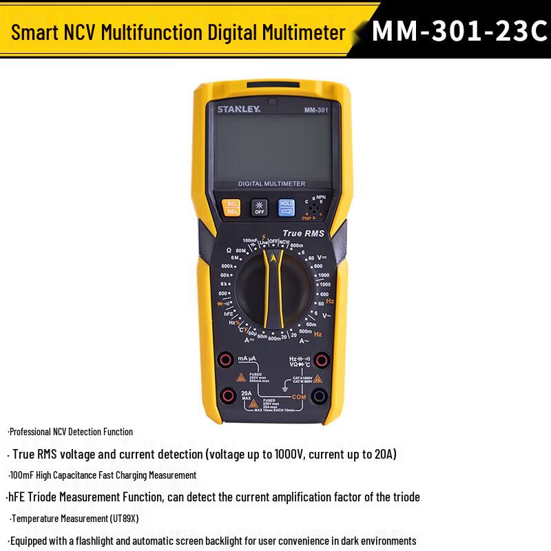 

STANLEY MM-301-23C Digital Multimeter