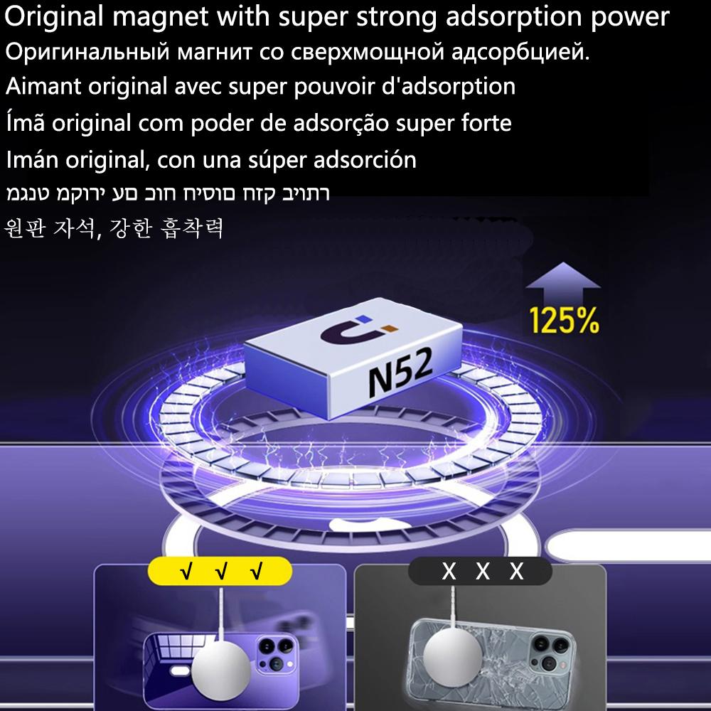 Luxury Plating Magnetic Case For Samsung Galaxy S21 S23 Fe S24 Ultra S22 Plus Apple Magsafe Cover 10H 6K Glass Camera Protect