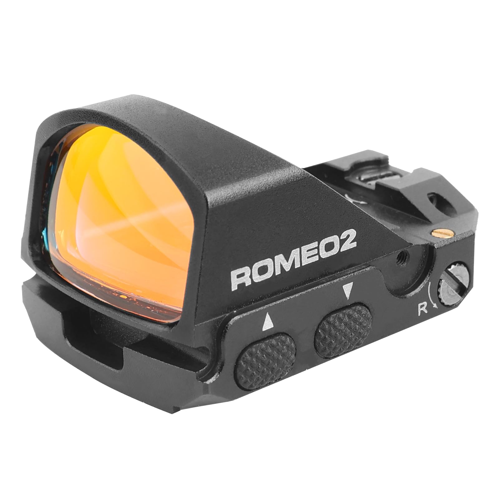 

Skeery R2 Type Compact Dot Sight, 3.0 MDA + 32 MOA Red Dot Sight, Airsoft Open Dot Sight, Engraved, Compatible with Glock