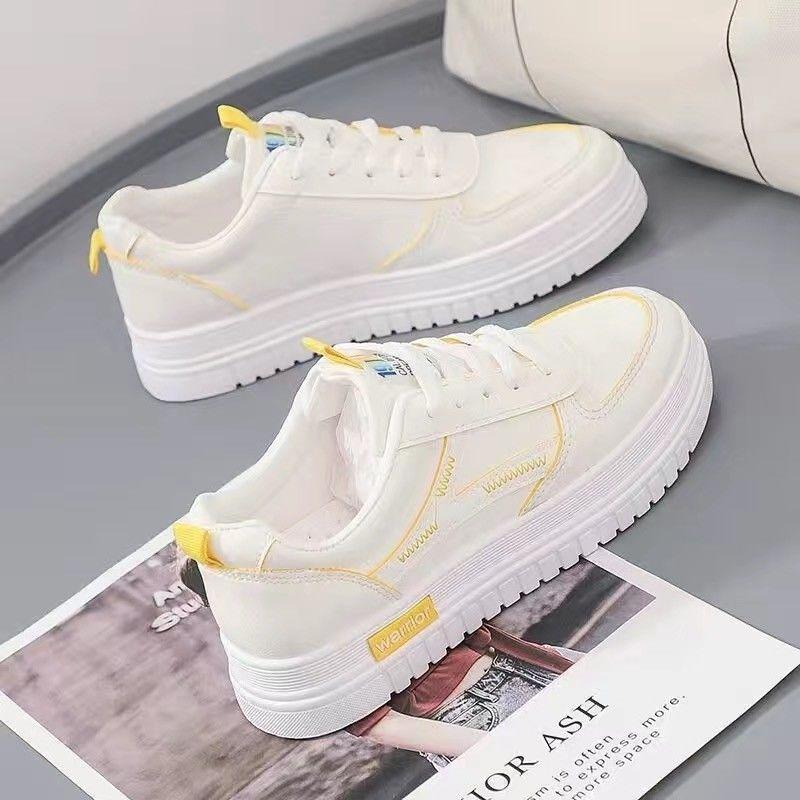 

Осенняя спортивная обувь для женщин 2024 года, весенние кроссовки, хит моды, женская обувь, повседневная, летняя, без каблука, плоская, белая, удобная 35