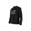 Emporio Armani FW22 EA7 Series Logo Print Crew Neck Long Sleeve T-Shirt Men Tops Black 6ZPT24-PJM9Z-1200