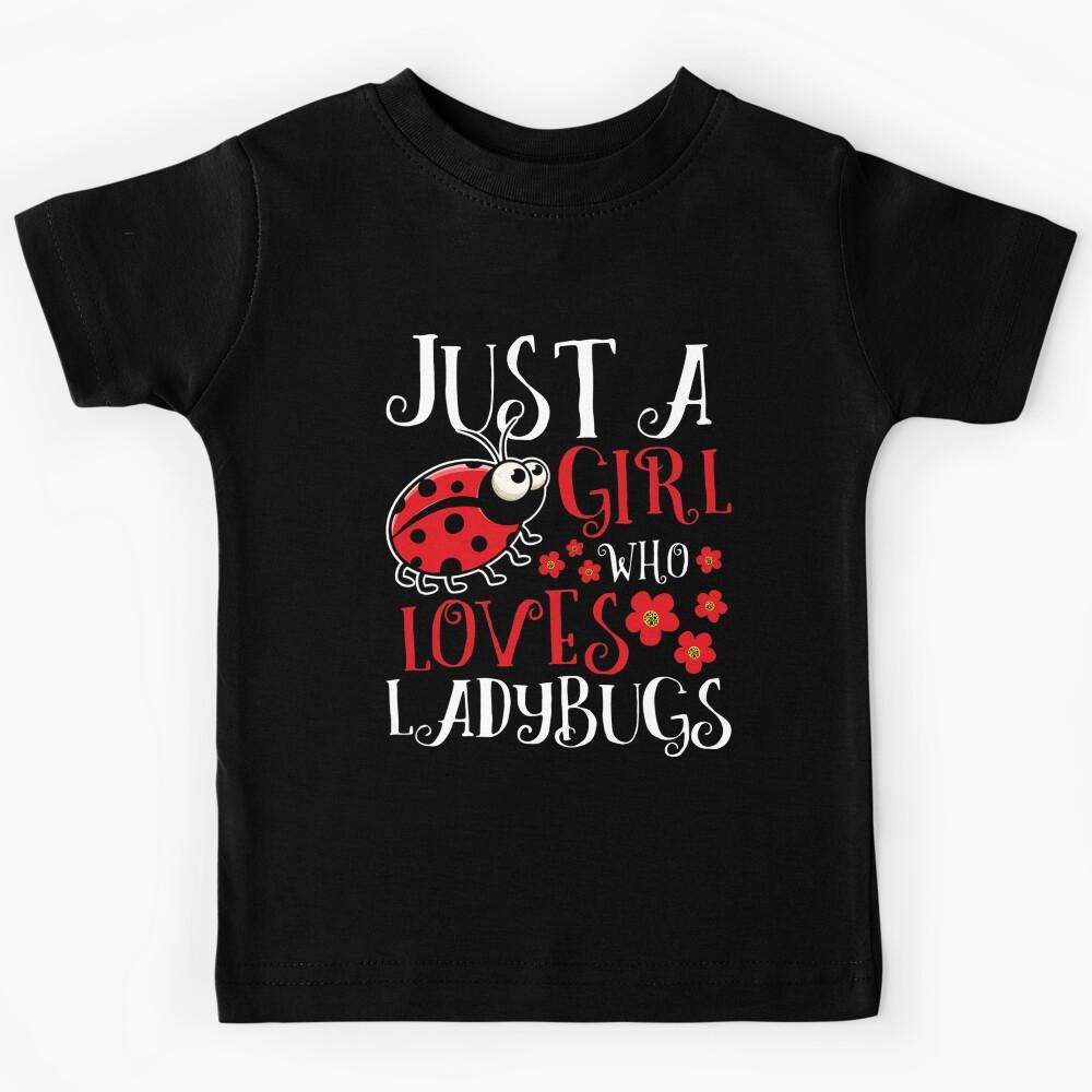 Just A Girl Who Loves Ladybugs - Zoology Insect Animal Lover Kids T-Shirt 120