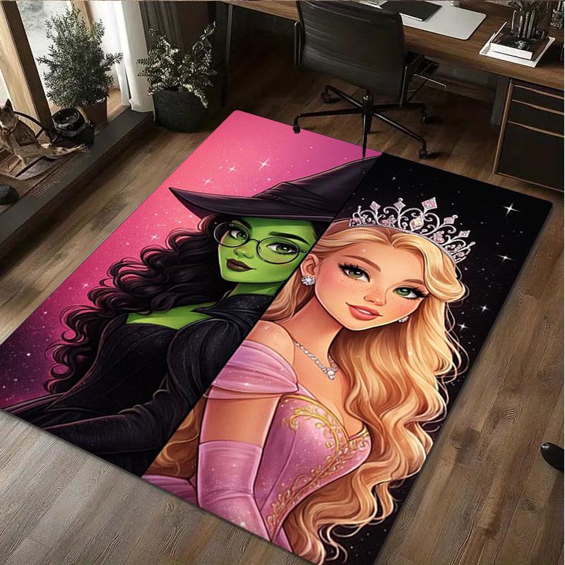 Witch Princess Print - Home Rug Office Carpet Room Rug Computer Chair Area Rug Holiday Gift