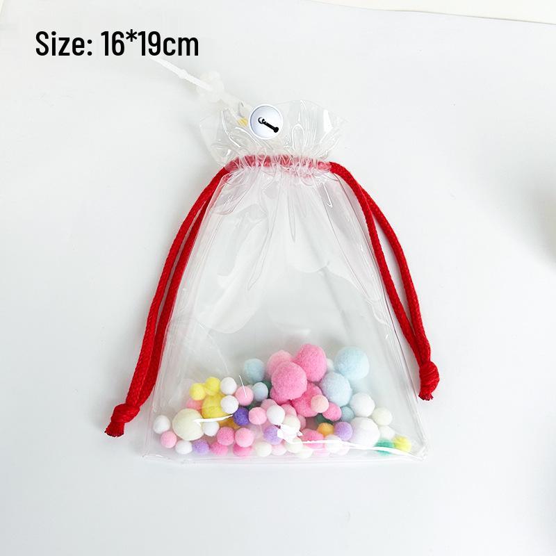 Labubu Transparent Silicone Cover for 15-19cm Cotton Doll Pendant