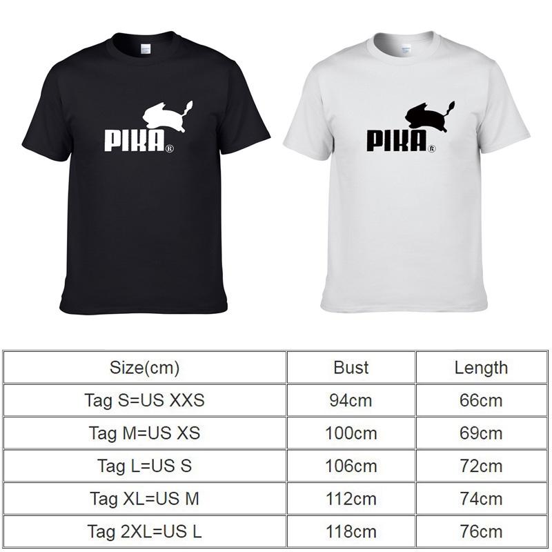 Pika Cartoon Pikachu Funny Anime Logo Men Women Tshirt Multicolor