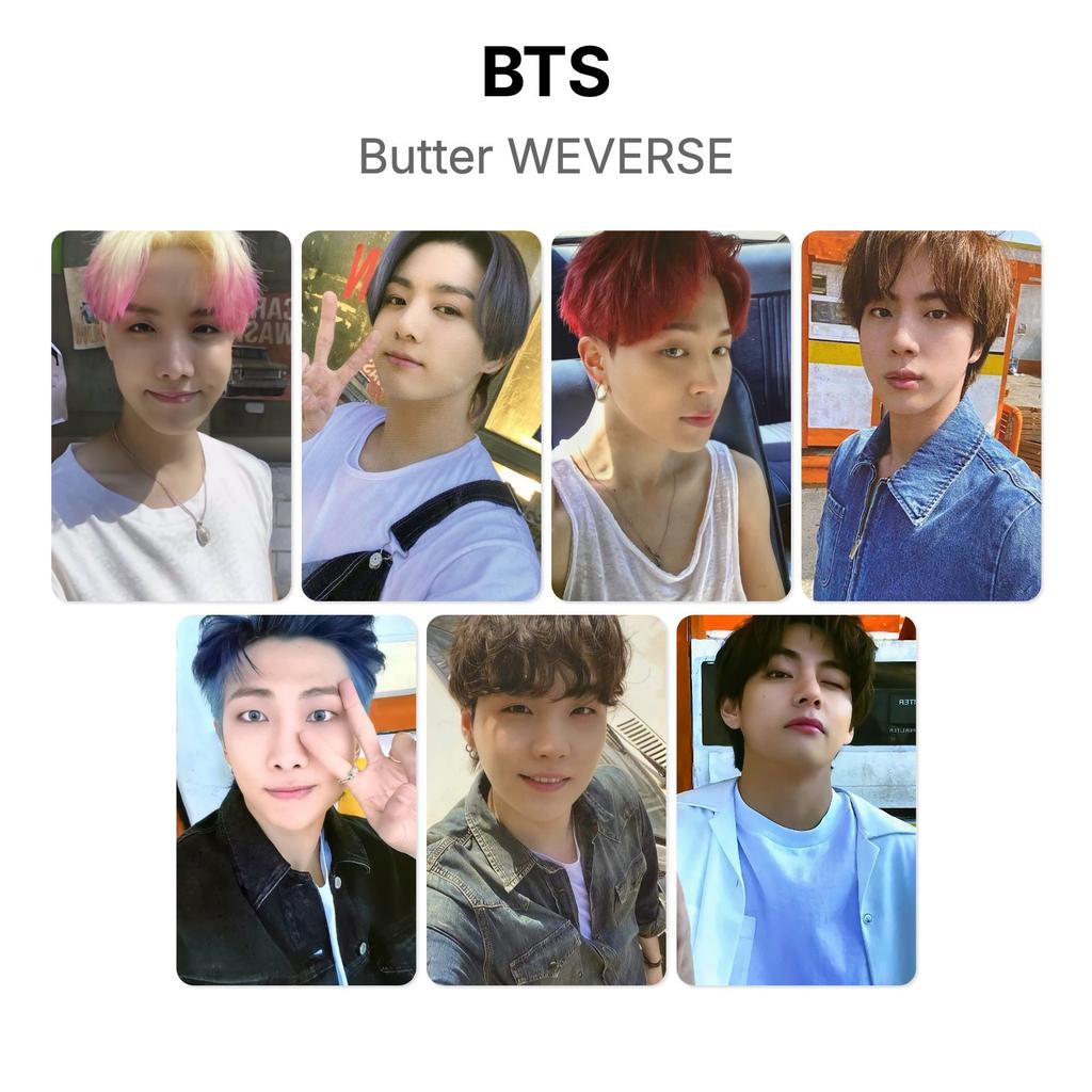 BTS Butter WEVERSE Official Photocard