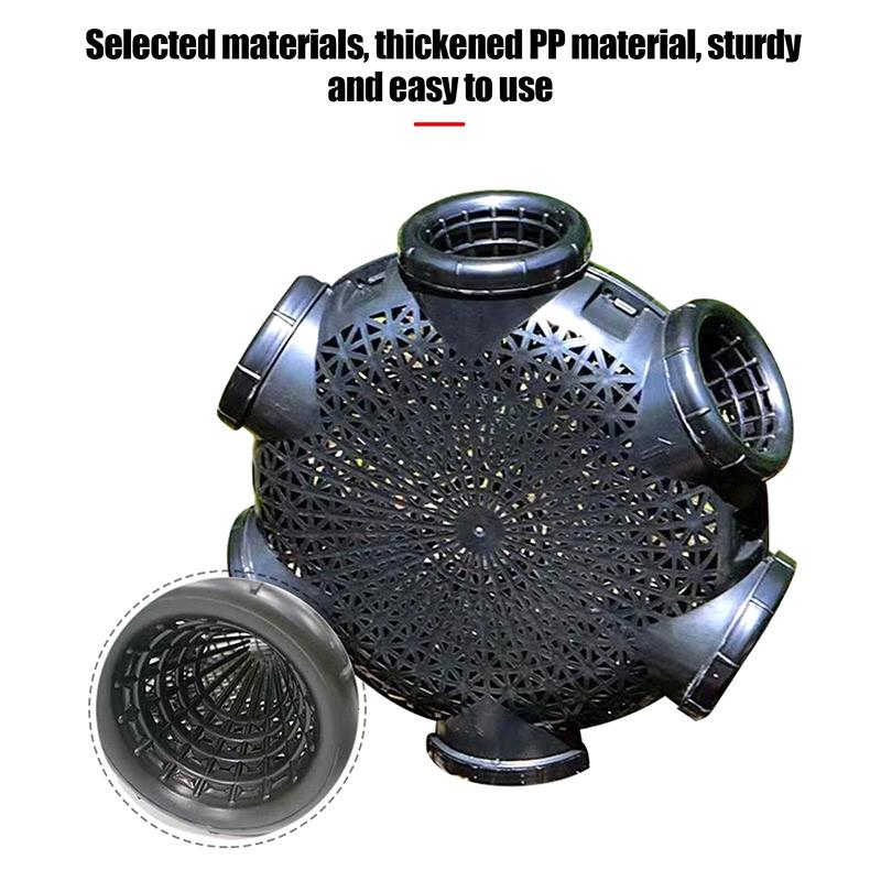 Black Fish Net Cage Fishnet Finless Eel Loach Trap Fishing Pot Durable Plastic Container Mud Cage Container Fishing Traps