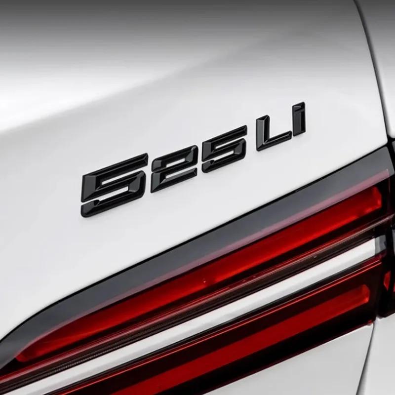 3D Car Trunk Letter Car Sticker 525i 530i 540Li Logo Sticker BMW 5 Series E60 E61 F07 F10 F11 F18 G30 G31 G60 G61 Car Sticker
