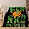 Feid Ferxxo Hiphop Pop Music Flannel Blanket Soft Warm Blanket Throw Blanket for Bedroom Living Room Bed Travel Picnic Gift