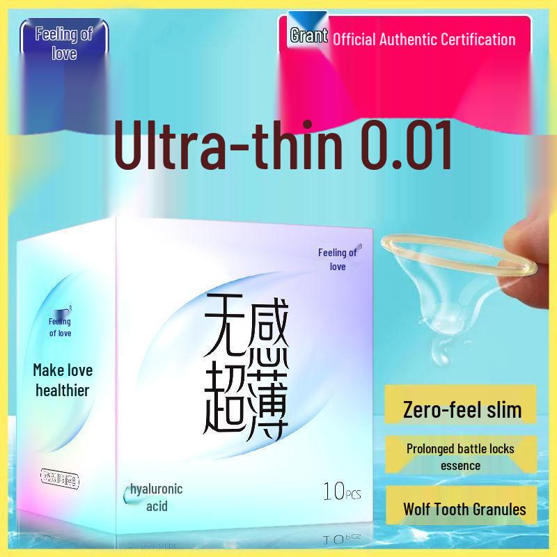 Condones Retardantes de Ácido Hialurónico Ultra Finos de Larga Duración 001 - Love Sense