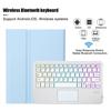 Bluetooth Touchpad Backlit Keyboard Case For Samsung Galaxy Tab S6 Lite 10.4 P610 P615 With Pen Slot Tablet TPU Protective Cover